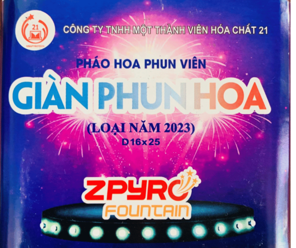 Giàn phun hoa 2023