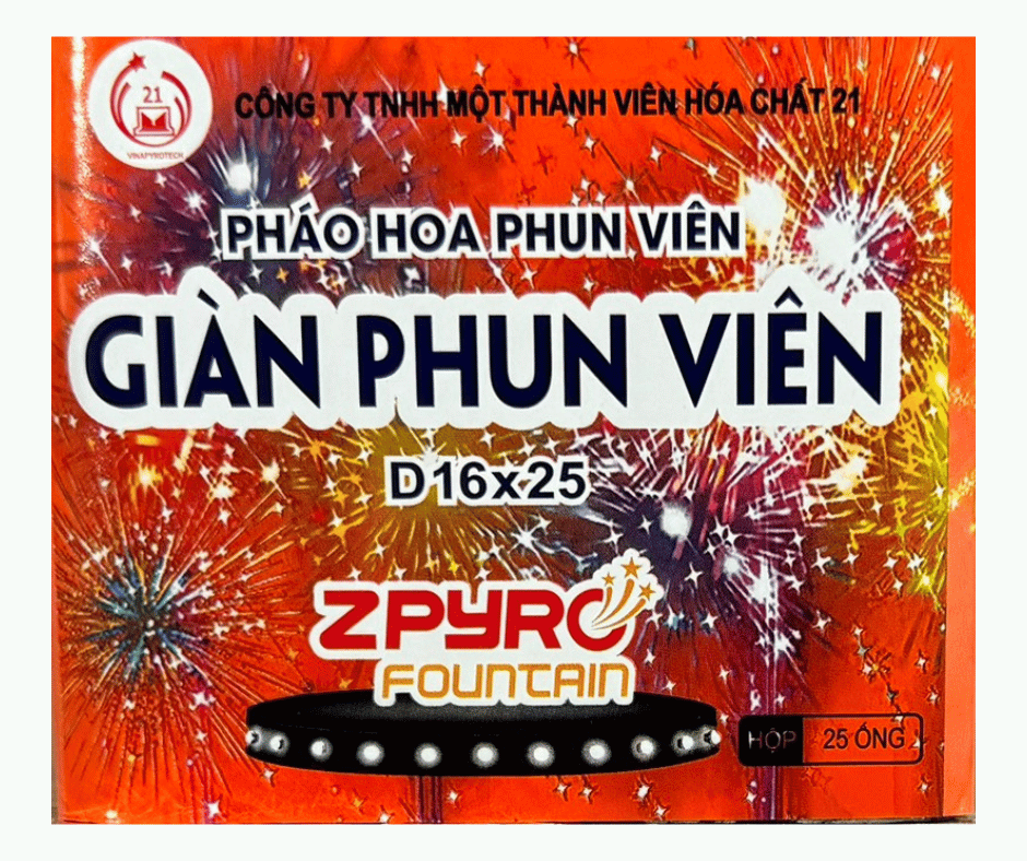 Giàn phun viên đặc biệt 2024