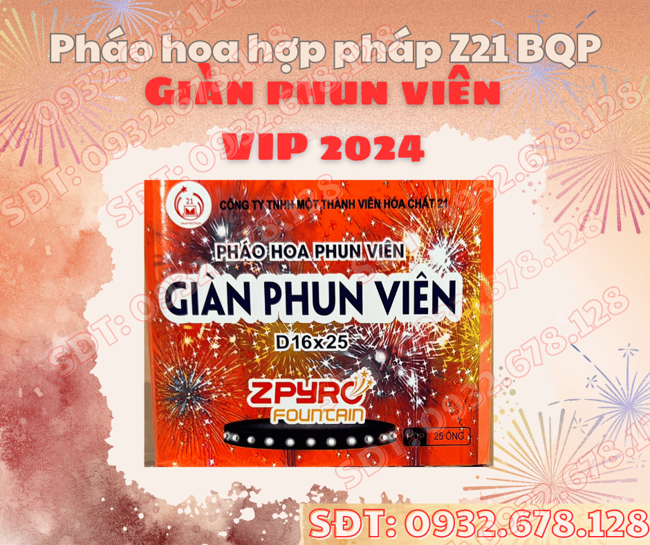 Giàn phun viên đặc biệt 2024