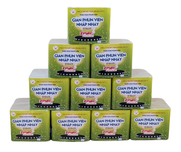 giàn phun viên nhấp nháy mới nhất tết 2025 bán tại Bình Dương